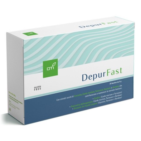 Depurfast
senza glutine
scatola 20 bustine da 4 g