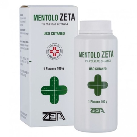 Zeta
Mentolo
1% polvere cutanea
medicinale equivalente
uso cutaneo
