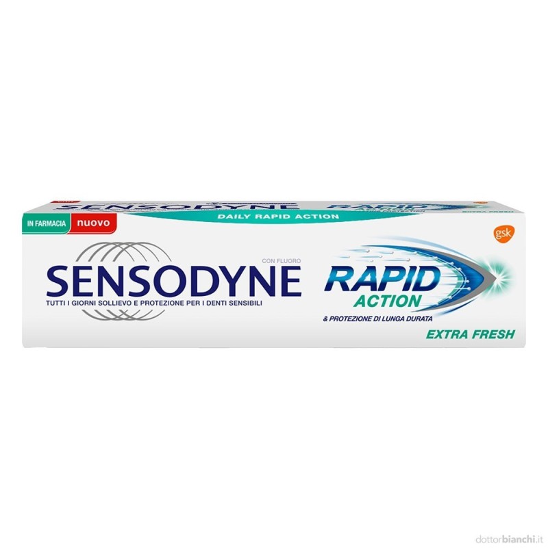 Sensodyne
Rapid Action
& protezione di lunga durata
Extra Fresh