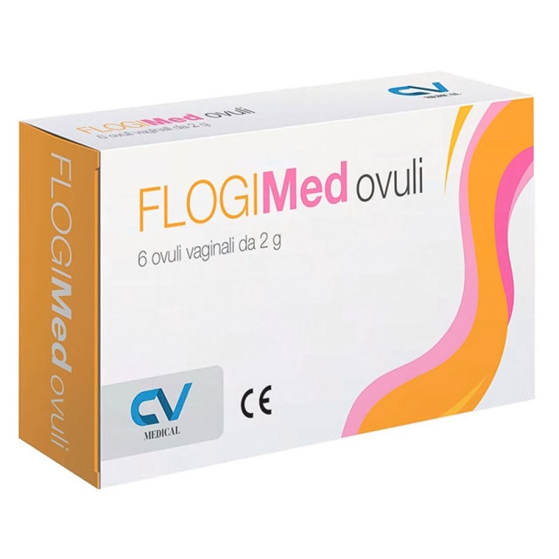 Flogimed ovuli
scatola 6 ovuli vaginali da 2 g