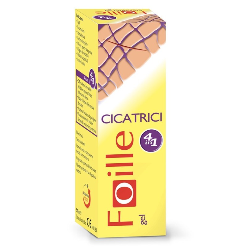 Foille
cicatrici
gel 4 in 1
Per il trattamento di ferite locali, asciutte o umide
