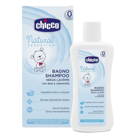 Chicco
Natural Sensation
bagno shampoo
senza lacrime
con aloe e camomilla