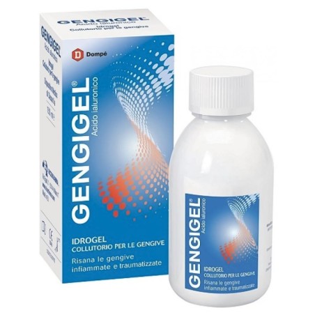 Gengigel
idrogel
collutorio per le gengive
risana le gengive infiammate e traumatizzate
flacone da 150 ml