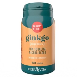 Ginkgo
funzionalità microcircolo
barattolo da 60 capsule