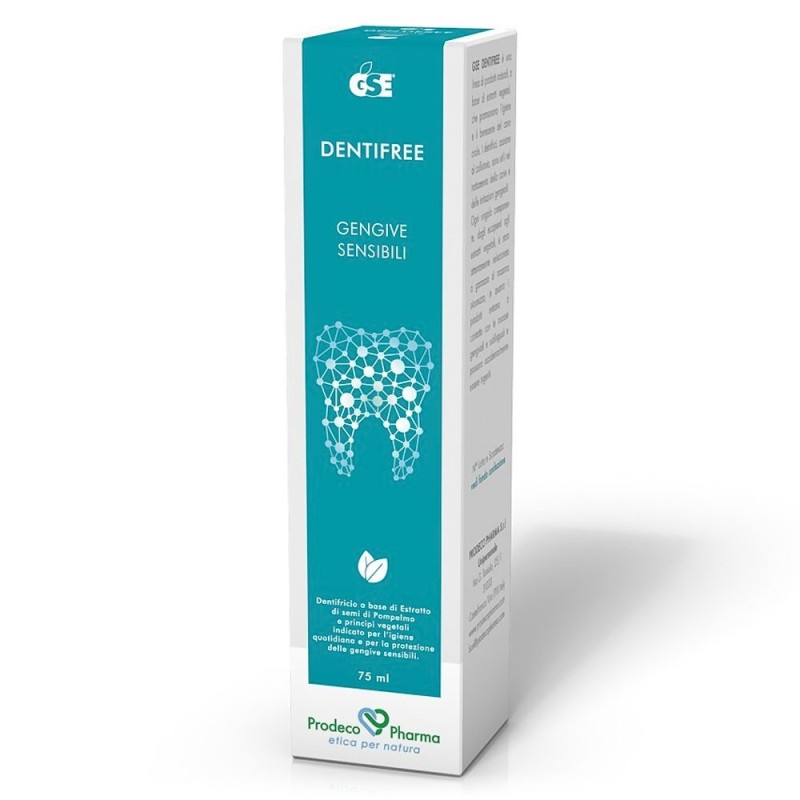 GSE
dentifree
gengive sensibili
tubo da 75 ml