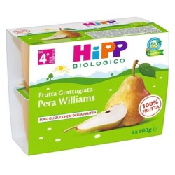 Hipp biologico
frutta grattugiata
pera williams
dal 4° mese
confezione 4 vasetti da 100 g