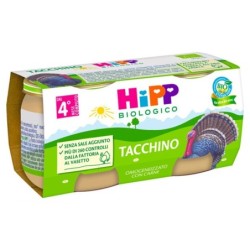 Hipp biologico
omogeneizzato
tacchino
dal 4° mese compiuto
confezione 2 vasetti da 80 g