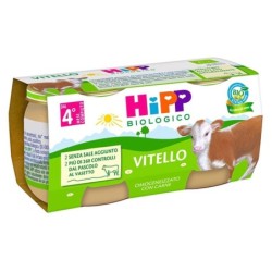 Hipp biologico
omogeneizzato
vitello
dal 4° mese compiuto
confezione 2 vasetti da 80 g