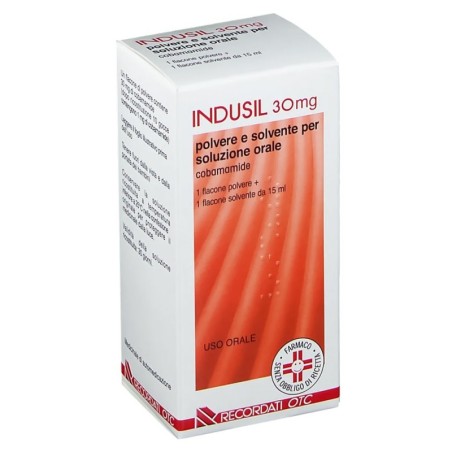 Indusil
polvere e solvente per soluzione orale
Cobamamide
uso orale