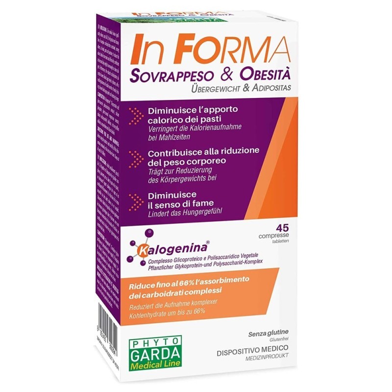 In forma
sovrappeso & obesità riduce fino al 66% l'assorbimento dei carboidrati complessi
