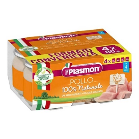 Plasmon
Omogeneizzato
Pollo
100% naturale
4 Mesi+