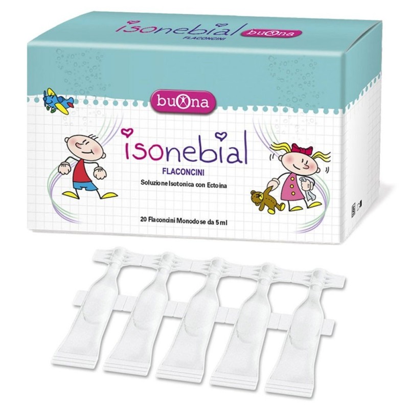Isonebial
Soluzione isotonica con Ectoina
confezione 20 flaconcini monodose da 5 ml