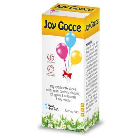 Joy gocce
senza glutine | naturalmente privo di lattosio
flaconcino da 25 ml