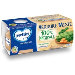 Mellin
omogeneizzato
verdure miste
100% naturale, senza sale aggiunto