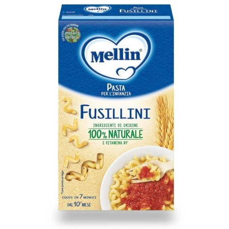 Mellin
pasta per l'infanzia
fusillini
Ingredienti di origine 100% naturale, e vitamina B1