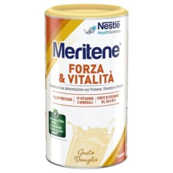 Meritene
forza & vitalità
Completa la tua alimentazione con Proteine, vitamine & minerali