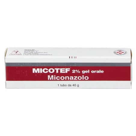 Micotef
2% gel orale
miconazolo
tubo da 40 g