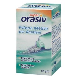 Super Orasiv
polvere adesiva per dentiera
tenuta sicura ed elevata stabilità | formulazione naturale