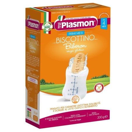 Plasmon
biscottino biberon
4 mesi+
Pensato per garantire un'ottima solubilità e donare al latte gusto e nutrimento