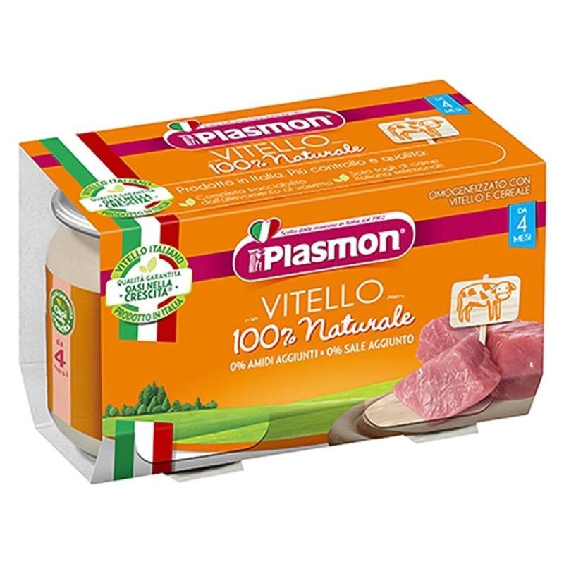 Plasmon
omogeneizzato
vitello
100% naturale