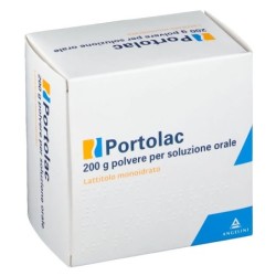 Portolac
200 g polvere per soluzione orale
lattitolo monoidrato
barattolo da 200 g