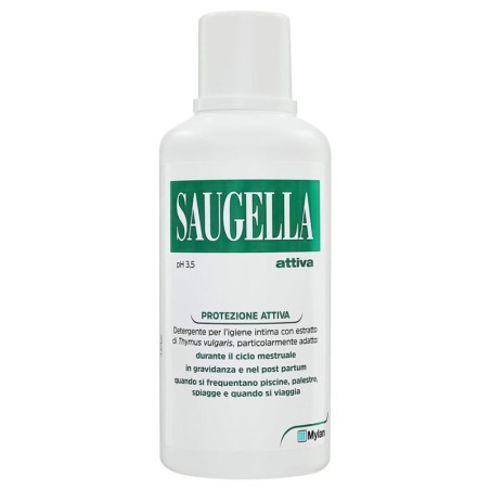 Saugella
Attiva
protezione attiva pH 3.5
detergente per l'igiene intima