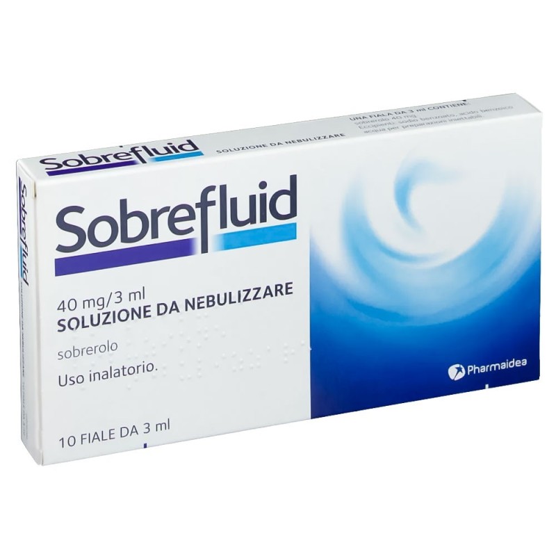Sobrefluid solution pour nébulisation 10 ampoules