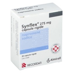 Synflex
275 mg capsule rigide
naprossene sodico
uso orale
scatola da 30 capsule rigide