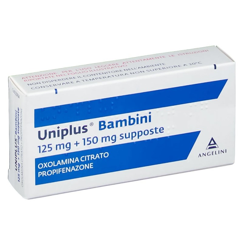 Uniplus bambini 10 supposte
