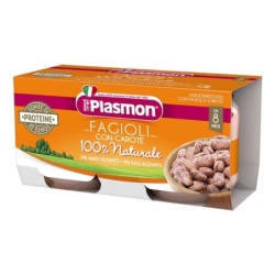 Plasmon
omogeneizzato
fagioli con carote
100% naturale
8 mesi+
Confezione con 2 vasetti da 80g