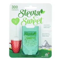 Stevia sweet
edulcorante ottenuto dalla pianta stevia
confezione da 300 compresse