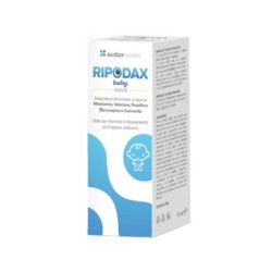 Ripodax
baby gocce
Integratore alimentare a base di melatonina, valeriana, passiflora, biancospino e camomilla