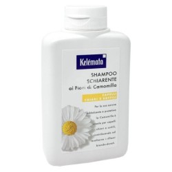 Kelemata
shampoo schiarente
ai fiori di camomilla
capelli chiari e sottili