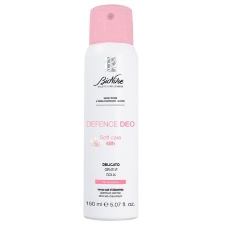 BioNike
defence deo
soft 48h
delicato, senza sali d'alluminio
no alcool