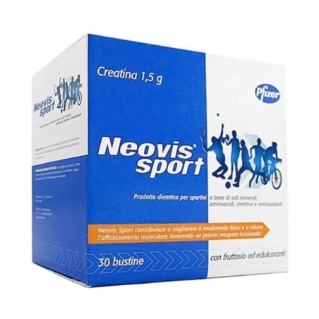 Neovis
Sport
creatina 1,5g
Prodotto dietetico a base di sali minerali, aminoacidi, creatina e antiossidanti.