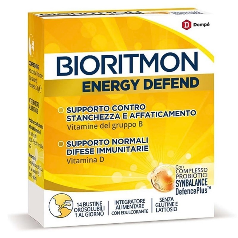 Bioritmon
energy defend
con complesso probiotico synbalance defence plus