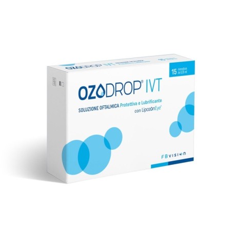 Ozodrop IVT
soluzione oftalmica
protettiva e lubrificante con LipozonEye
confezione 15 monodose da 0,35 ml