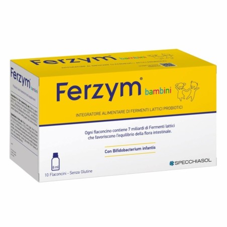 Ferzym
Bambini
Integratore alimentare di fermenti lattici probiotici