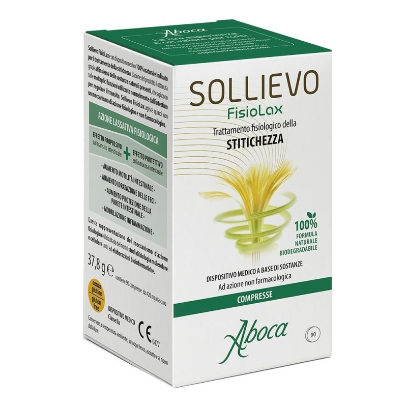 Sollievo
fisiolax
Trattamento fisiologico della stitichezza
100% formula naturale biodegradabile