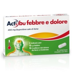 Actibu febbre e dolore
E' indicato per la febbre ed il sollievo dal dolore da lieve a moderato