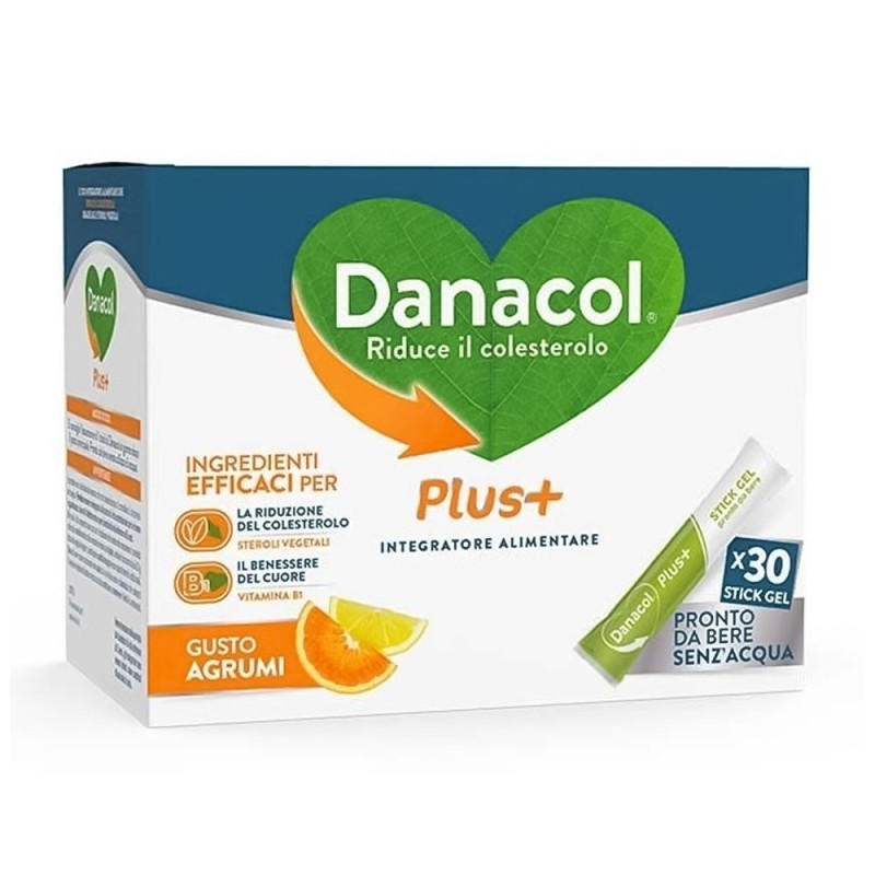 Danacol plus+ food supplement 30 stick