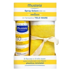 Mustela
spray solare
SPF 50 (alta protezione)
resistente all'acqua
falcone 200 ml + telo mare omaggio