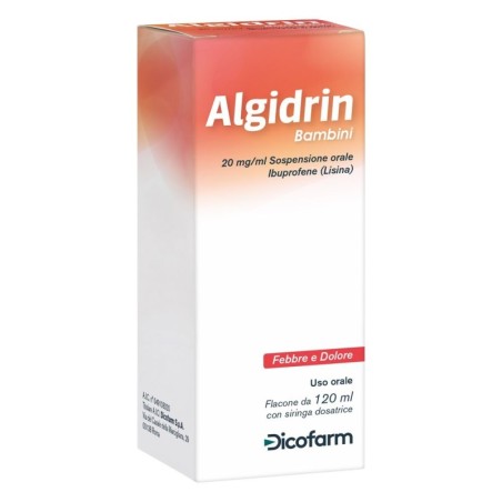 Algidrin
Bambini
febbre e dolore
20 mg/ml sospensione orale