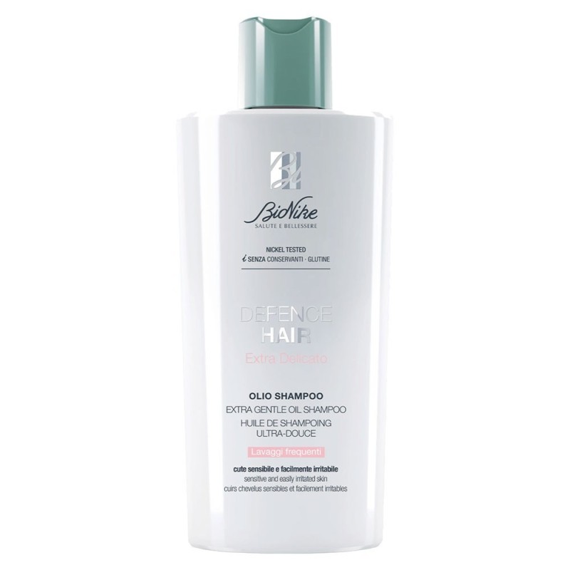BioNike
defence hair
extra delicato
olio shampoo
lavaggi frequenti