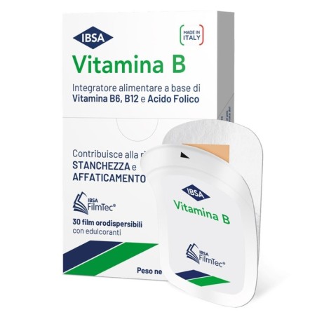 Complemento alimenticio a base de vitamina B6, B12 y ácido fólico de IBSA