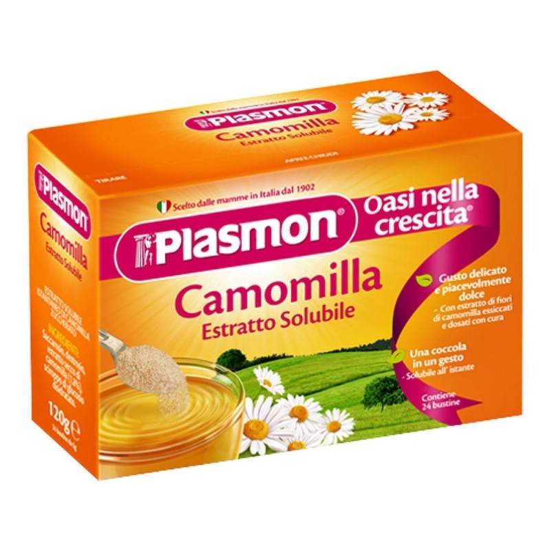 Plasmon
Camomilla
Estratto solubile
confezione da 24 bustine