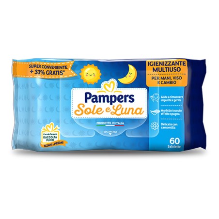 Pampers Sole e Luna Desinfektionstücher 60 Stück