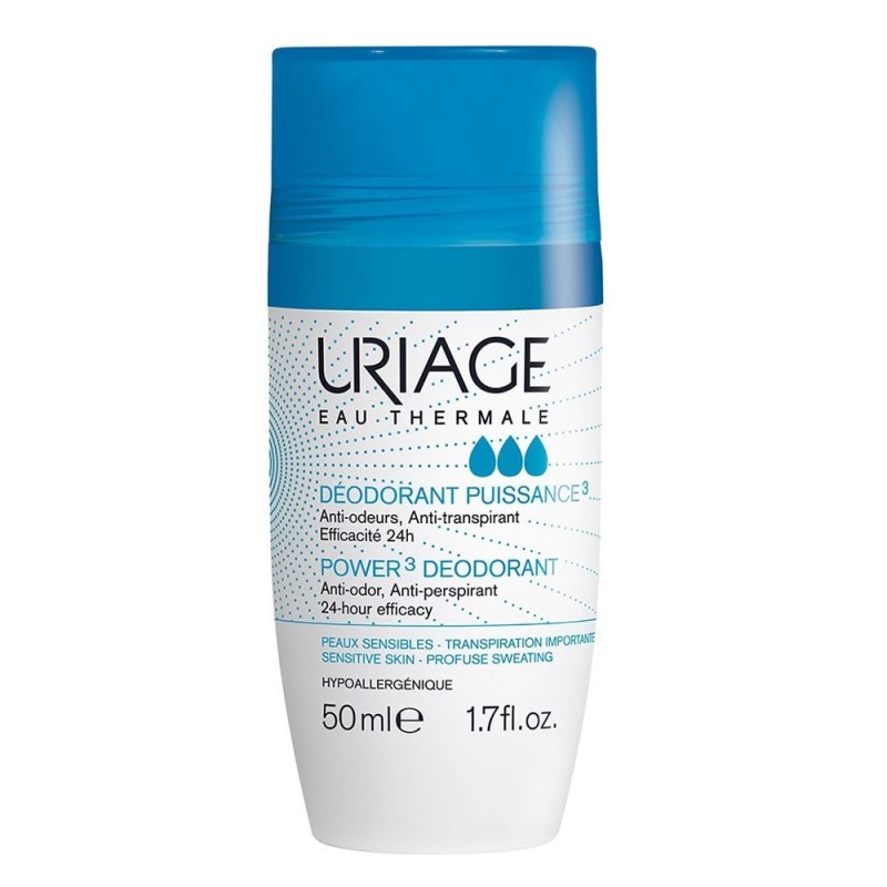 Uriage
Power3 deodorant
deodorante antiodore, efficacia 24h
roll-on 50 ml