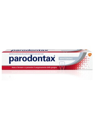 Parodontax
Whitening
Dentifricio
Aiuta a proteggere le gengive che sanguinano
Tubo da 75 ml