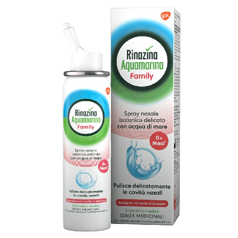 Rinazina
aquamarina family
spray nasale isotonico delicato con acqua di mare
0+ mesi